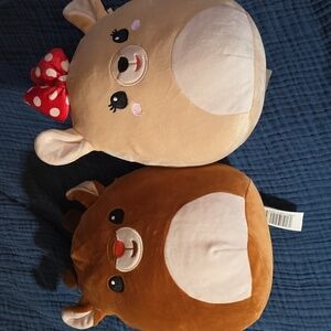 Squishmallows Brown and Tan Plush Toy for Kids, NWOT